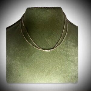 Solid Sterling Silver Box Chain Necklace